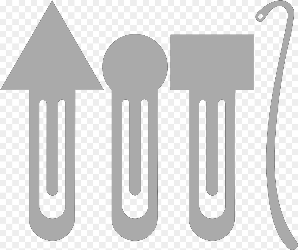 Bookmark Outlines Clip Royalty Library Yield Sign, Cutlery, Fork, Spoon, Stencil Png Image