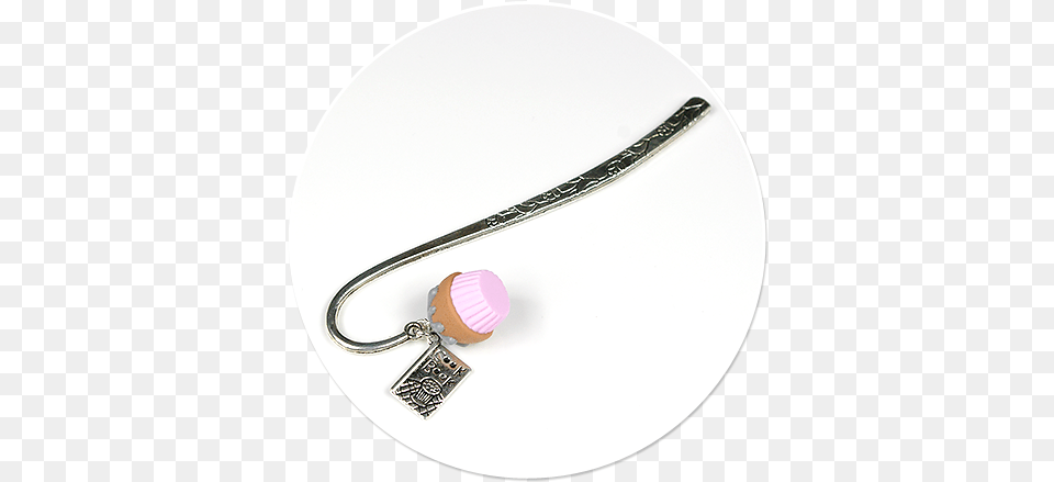 Bookmark With Pink Cupcake Body Jewelry, Accessories, Earring, Bracelet, Disk Png