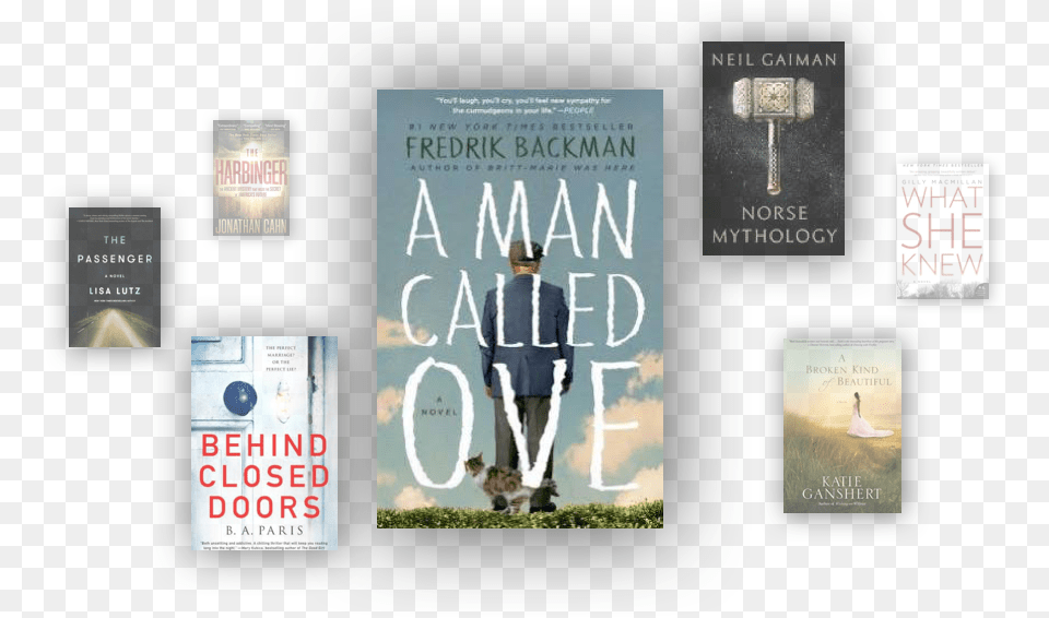 Books A Man Called Ove, Publication, Book, Novel, Person Png