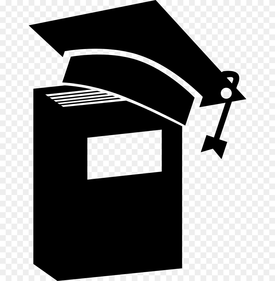 Books And Graduation Cap Icon, People, Person, Mailbox Free Transparent Png