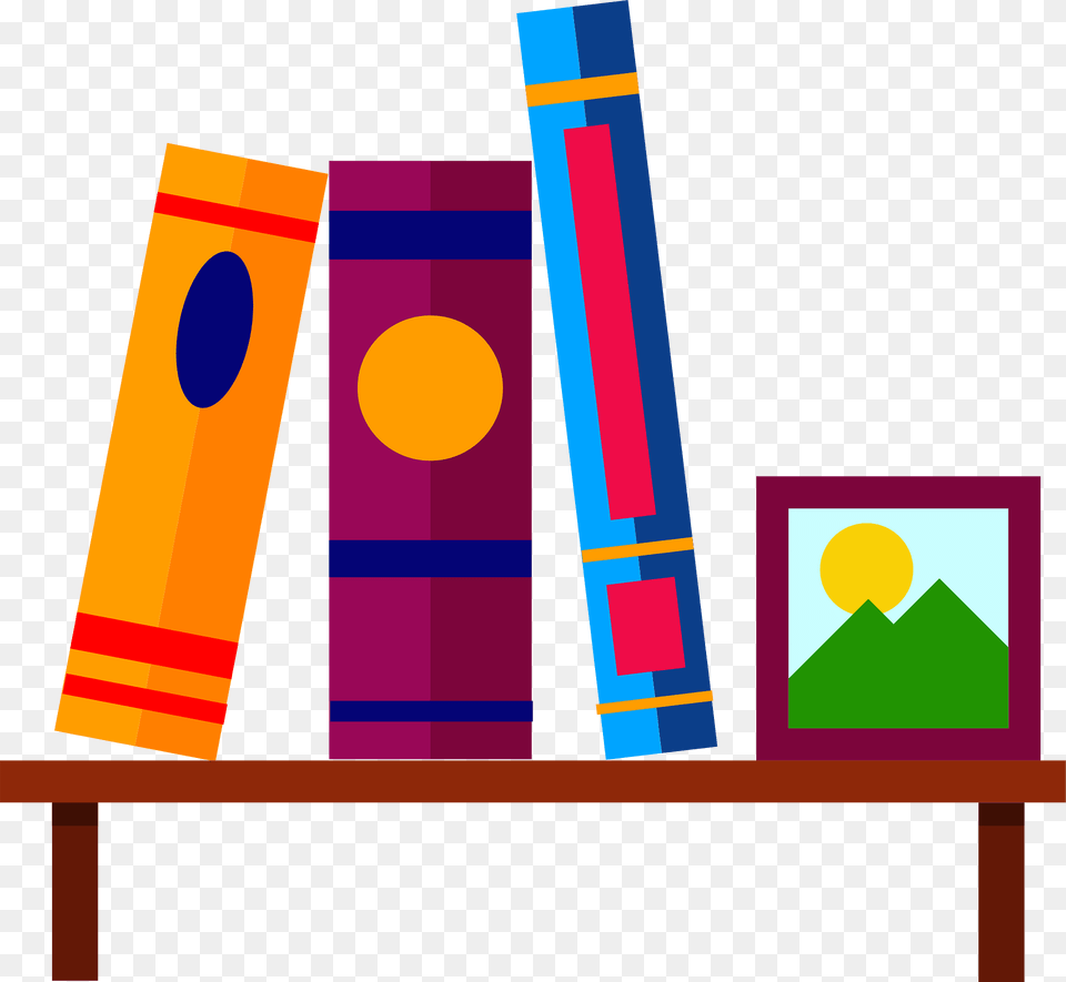 Books Clipart, Art, Modern Art Free Png