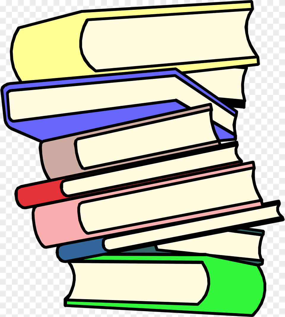 Books Clipart No Background, Book, Publication, Indoors, Library Png