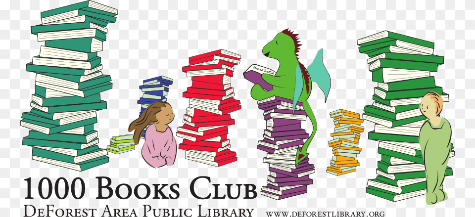 Books Club Logo Illustration, Book, Indoors, Library, Person Free Transparent Png