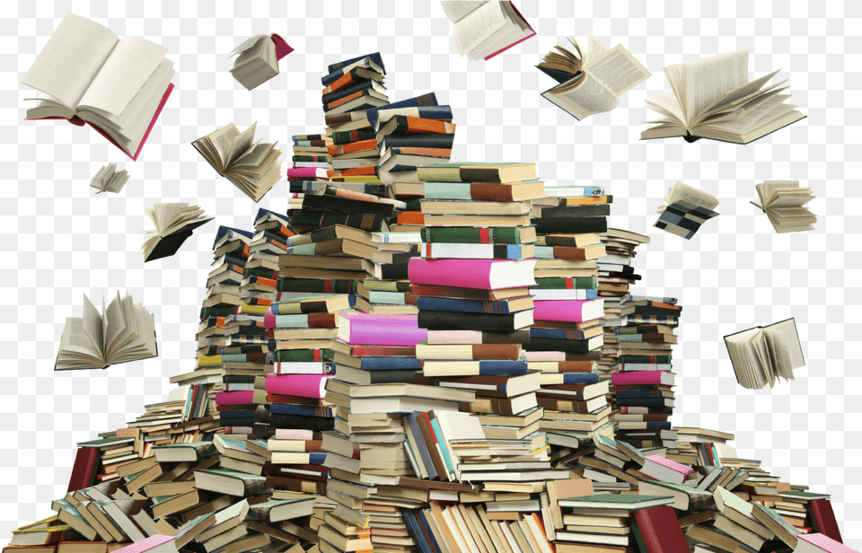 Books File Download Book Pile, Indoors, Library, Publication Free Transparent Png