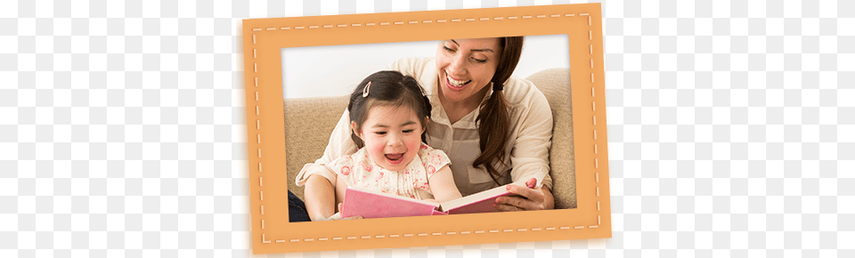 Books For Toddlers Mom Daughter Frame, People, Person, Reading, Child Free Transparent Png