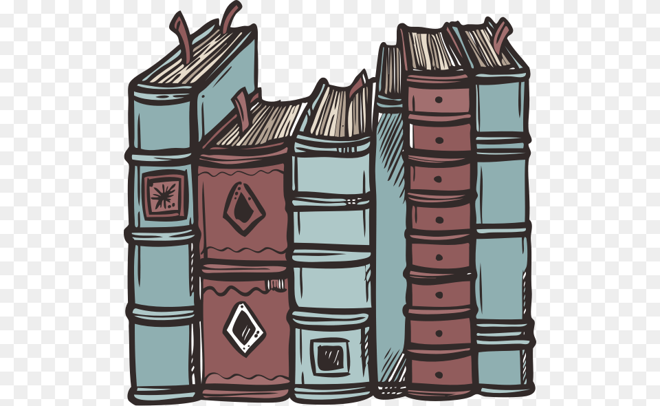 Books Icon 1001 Goodnights Book Spines Clipart, Publication Png