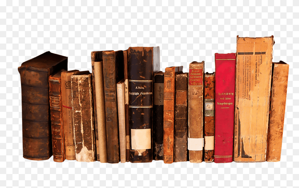 Books In A Row, Book, Indoors, Library, Publication Free Transparent Png