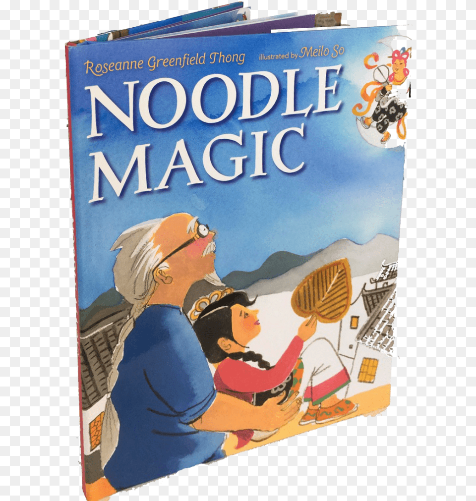 Books Noodle Magic Poster, Publication, Book, Person, Man Free Png