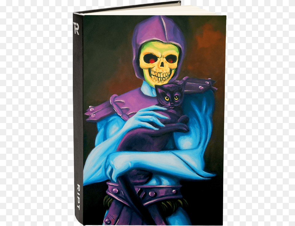 Books Skeletor Holding Cat Icanvas Skeletor Holding A Cat Gallery Wrapped Canvas, Baby, Person, Art, Painting Png