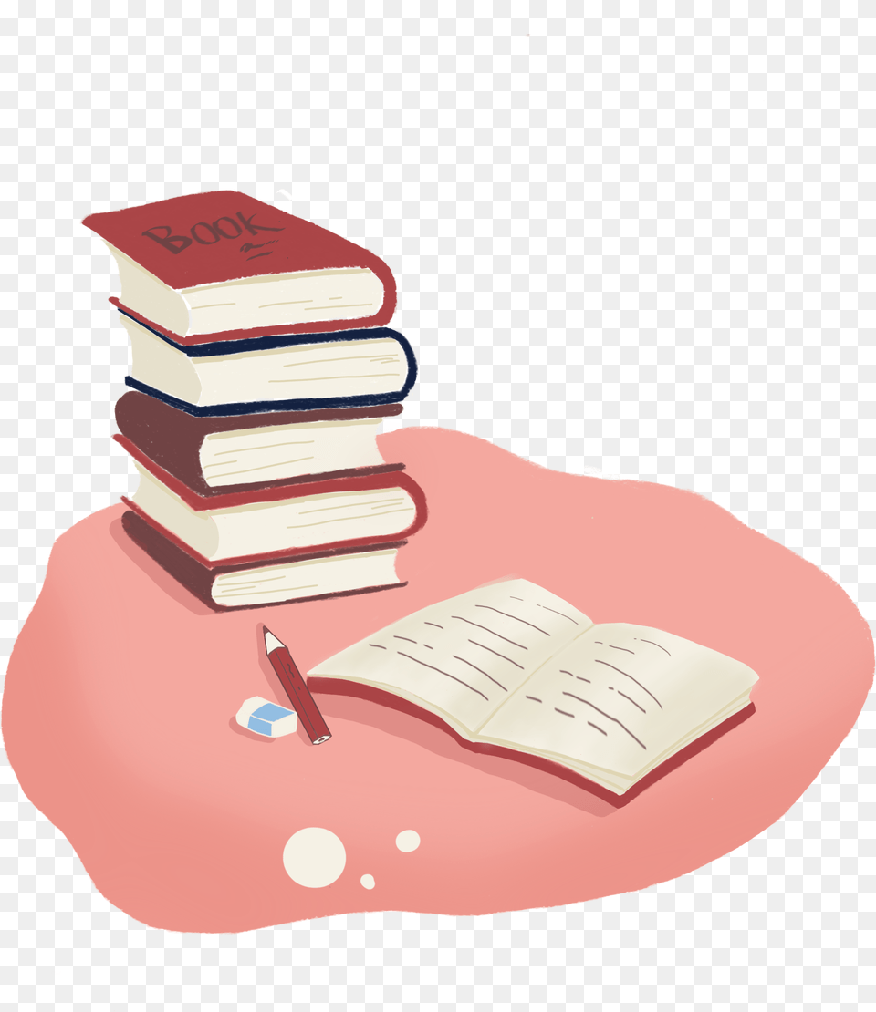 Books Stationery School Supplies Learning And Psd Livros, Book, Publication, Diary Free Png