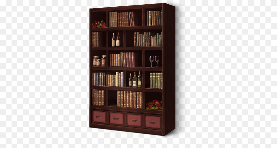 Bookshelf, Furniture, Bookcase, Shelf, Cabinet Free Transparent Png