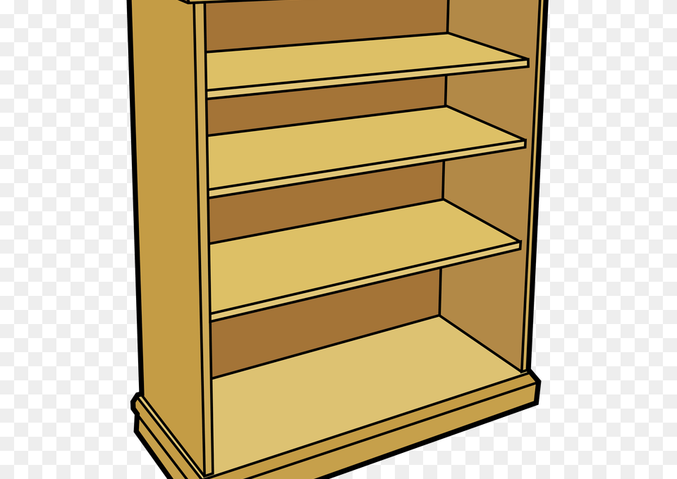Bookshelf Clipart, Furniture, Shelf, Wood, Closet Free Png Download