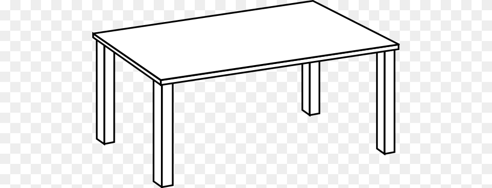 Bookshelf Clipart Black And White, Coffee Table, Desk, Dining Table, Furniture Free Png