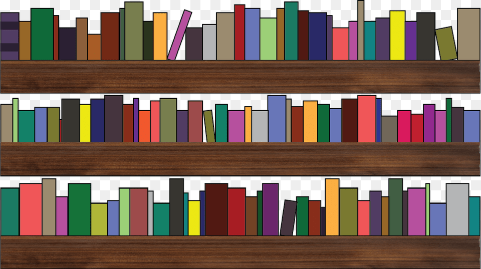 Bookshelves Clipart, Book, Crib, Furniture, Indoors Png Image