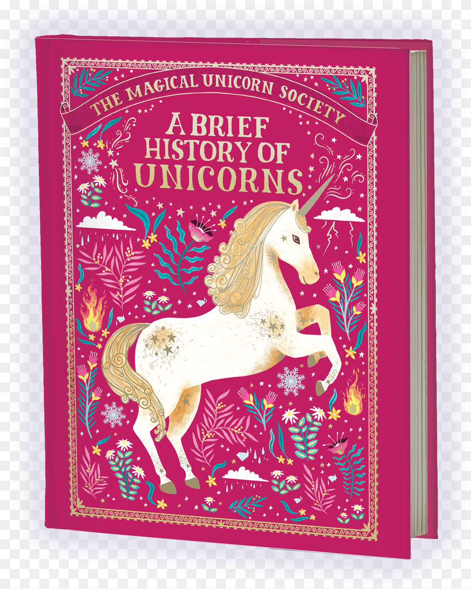 Bookshot Unicorn Magical Unicorn Society Official Handbook, Home Decor, Animal, Horse, Mammal Free Png