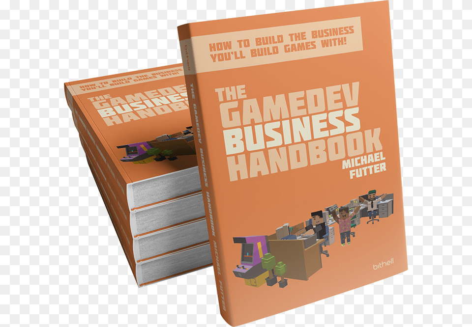 Bookstack 3 Gamedev Business Handbook, Advertisement, Poster, Book, Publication Free Png