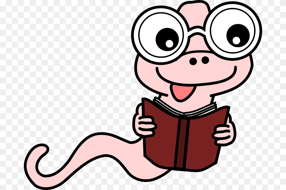 Bookworm, Cartoon, Animal, Bear, Mammal Free Transparent Png