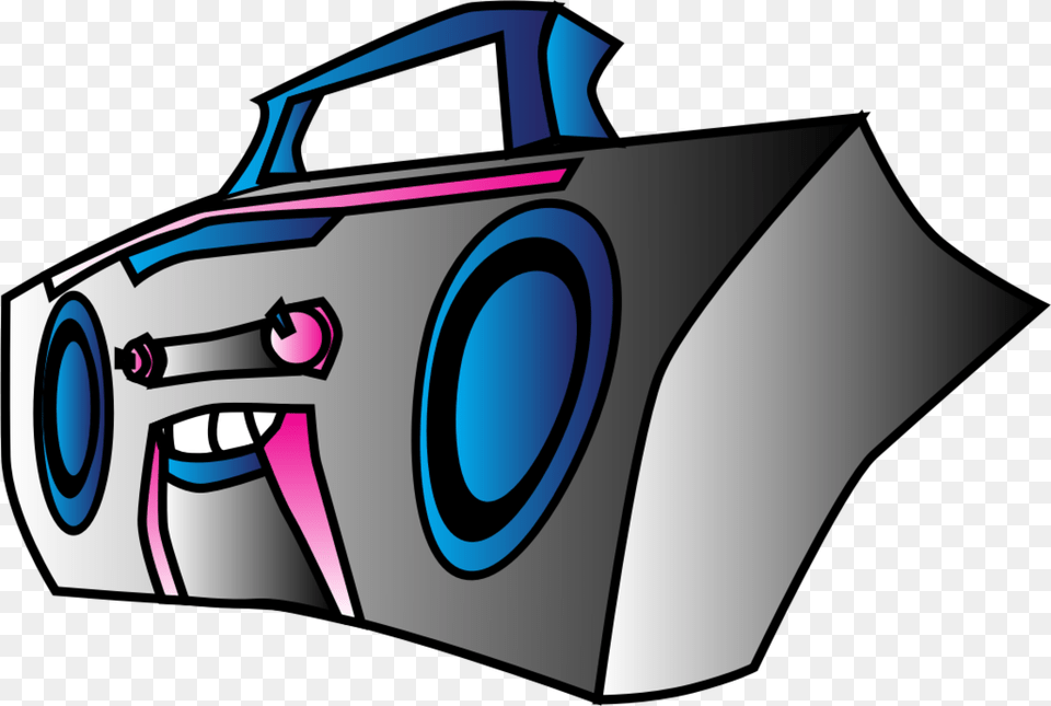 Boom Box Cartoon Boombox, Electronics Free Transparent Png