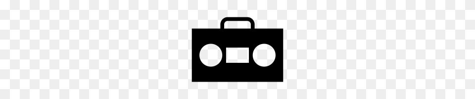 Boom Box Icons Noun Project, Gray Free Transparent Png