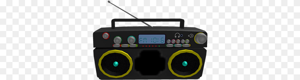 Boom Box Transparent Clipart Free Boombox Roblox, Electronics, Radio Png Image