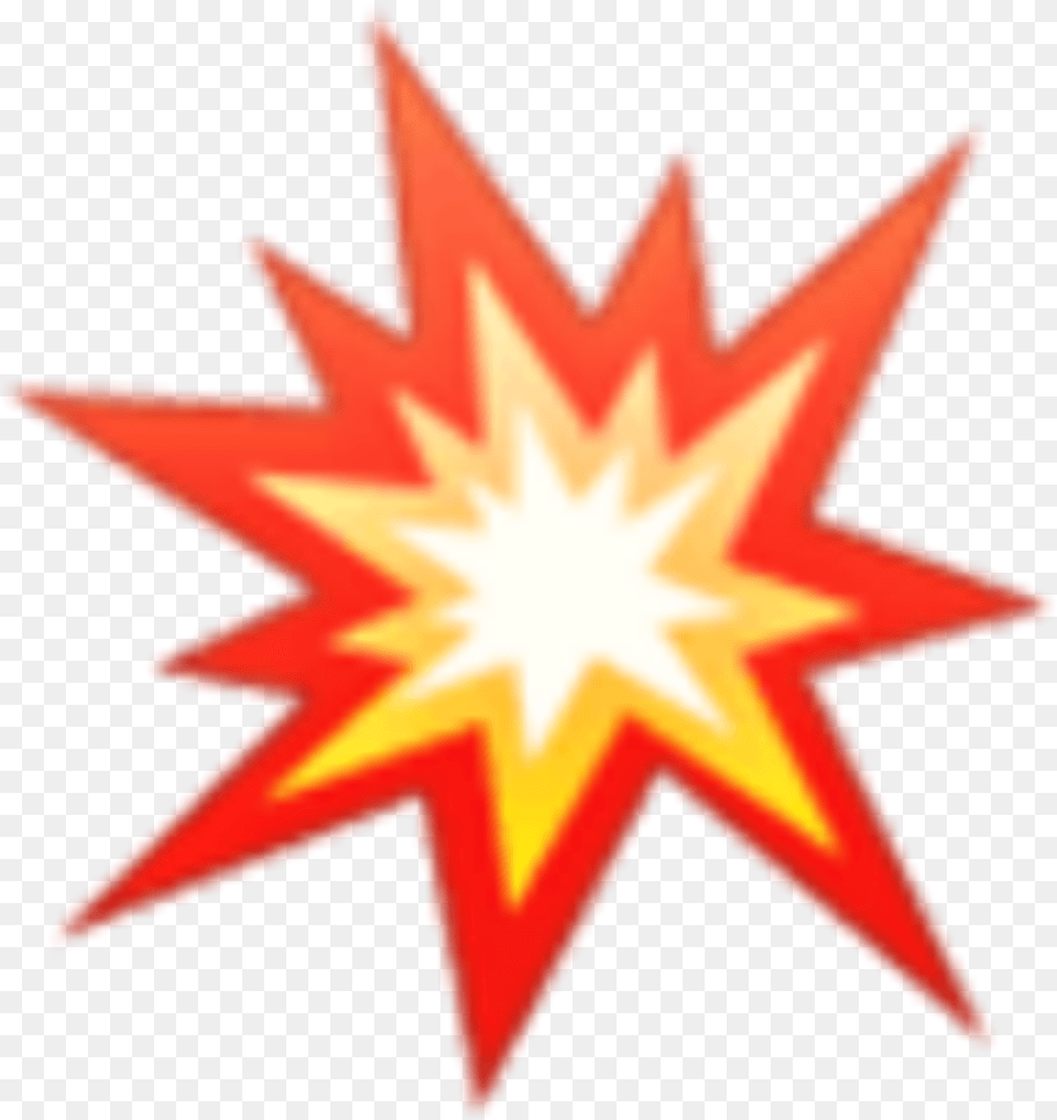 Boom Explosion Collision Emoji Sticker By K Emoji Boom, Symbol, Star Symbol, Lighting, Outdoors Free Transparent Png