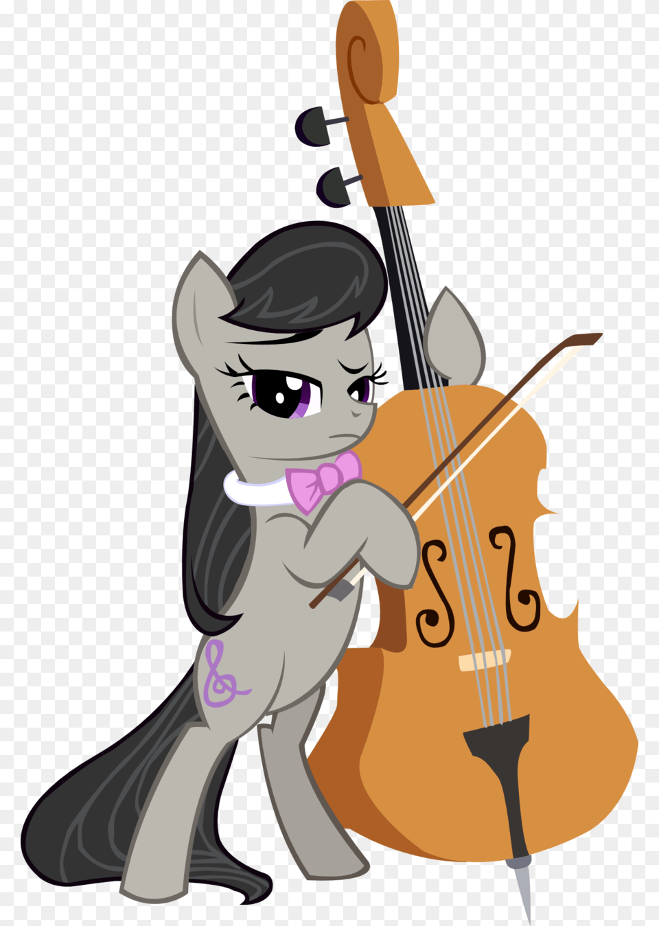 Boom Mlp Octavia Melody, Cello, Musical Instrument, Person, Face Free Png Download