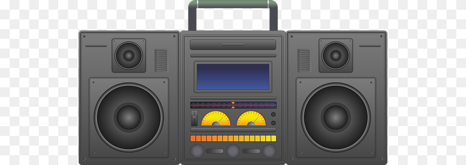 Boombox Electronics, Stereo, Speaker Free Png Download