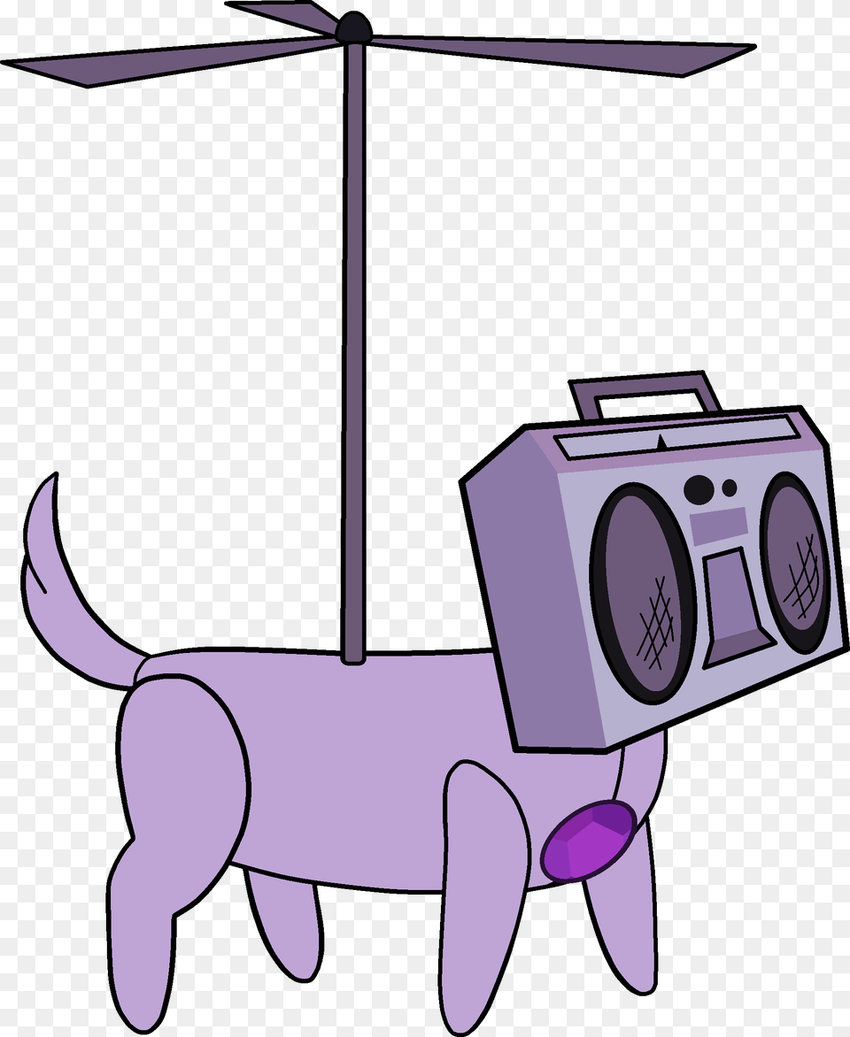 Boombox Amethyst As Dog Copter, Electronics Png Image