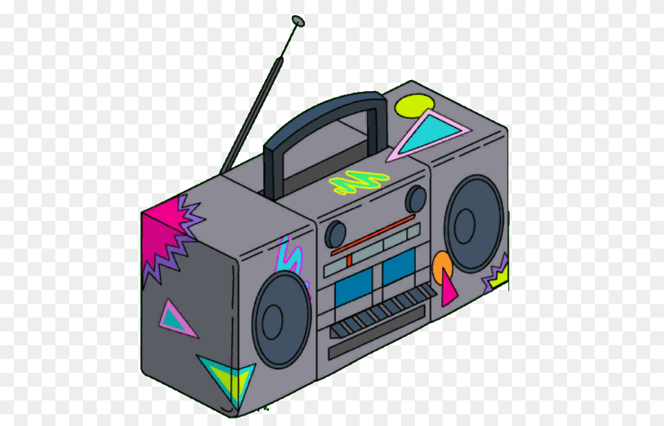 Boombox Animation Clip Art, Electronics Free Png Download