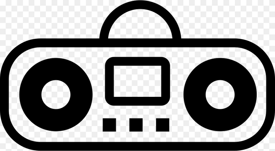 Boombox Cartoon Variant Icon Free Download, Electronics, Bag Png