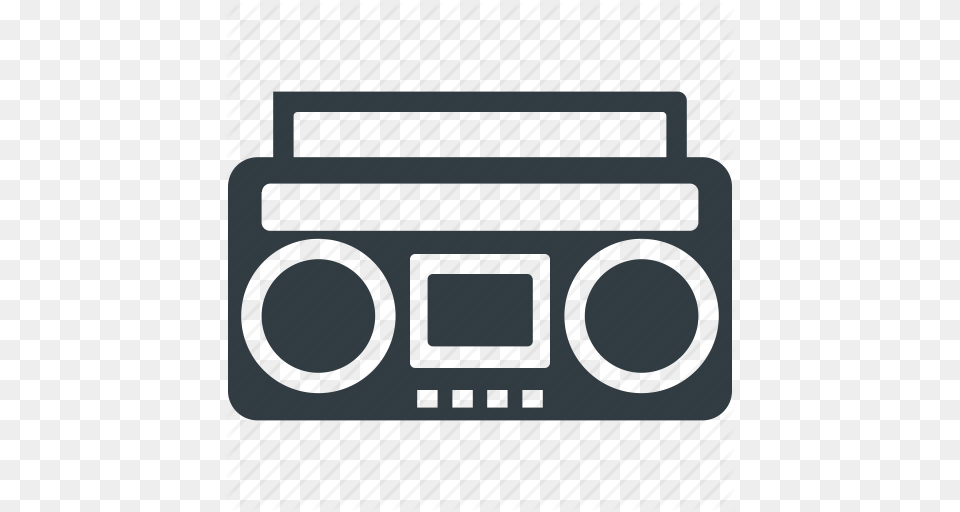 Boombox Cassette Player Cassette Recorder Radio Stereo Stereo Icon, Electronics, Gate, Cassette Player Free Png