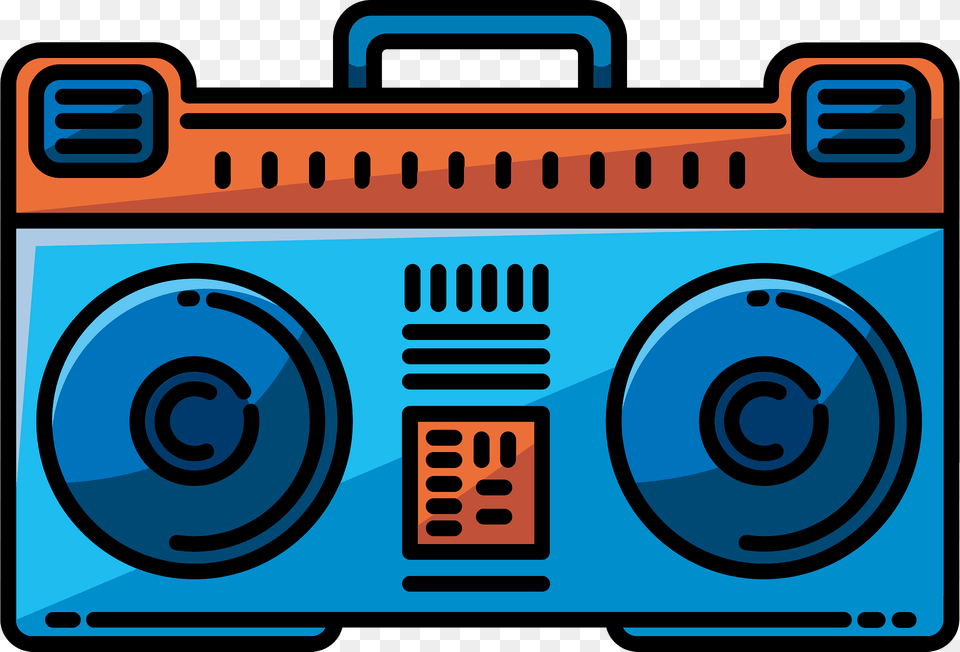Boombox Clipart, Electronics, Dynamite, Weapon, Cassette Player Png Image