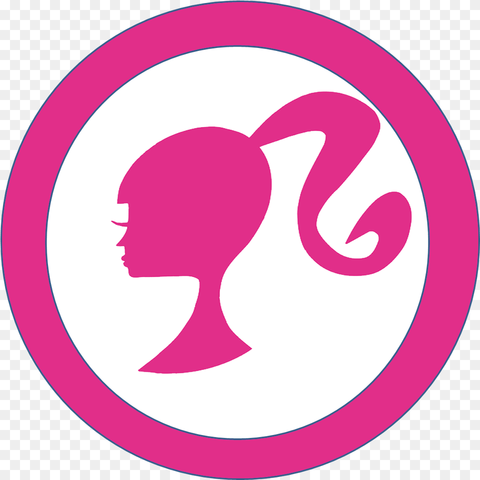 Boombox Clipart Iphone Wallpaper Transparent Barbie Logo Barbie Logo, Sticker, Face, Head, Person Free Png