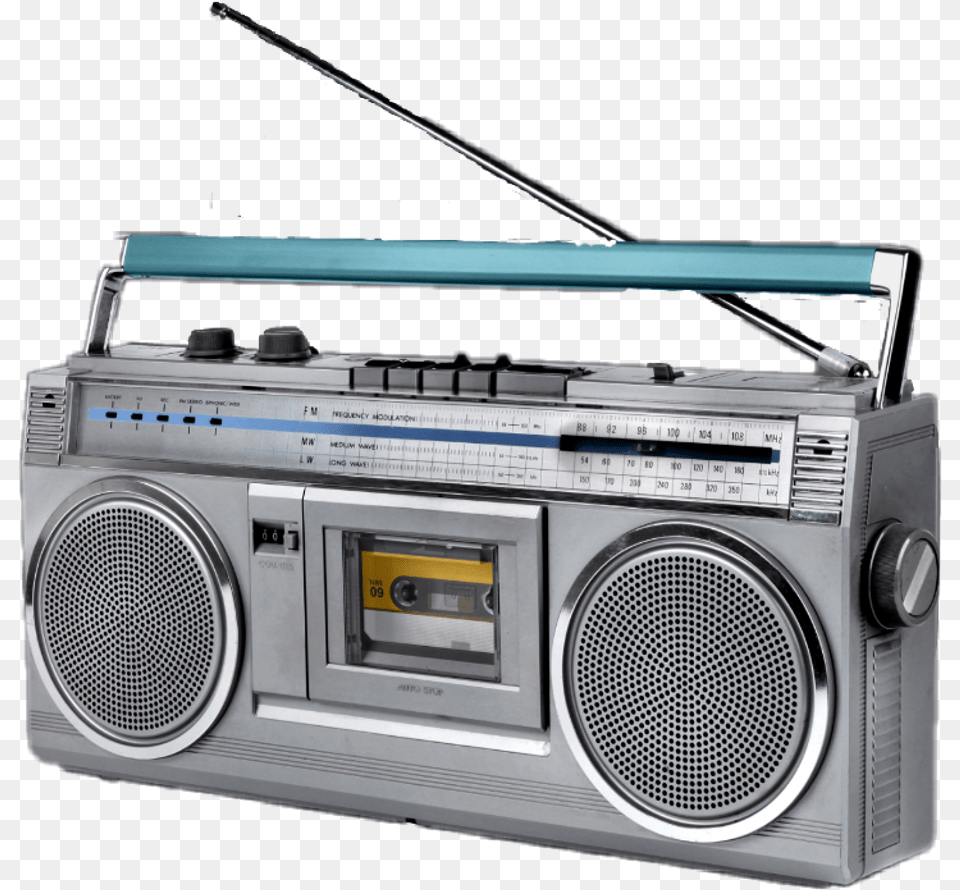 Boombox Clipart Background Background Boombox, Electronics, Cassette Player, Speaker, Radio Free Transparent Png