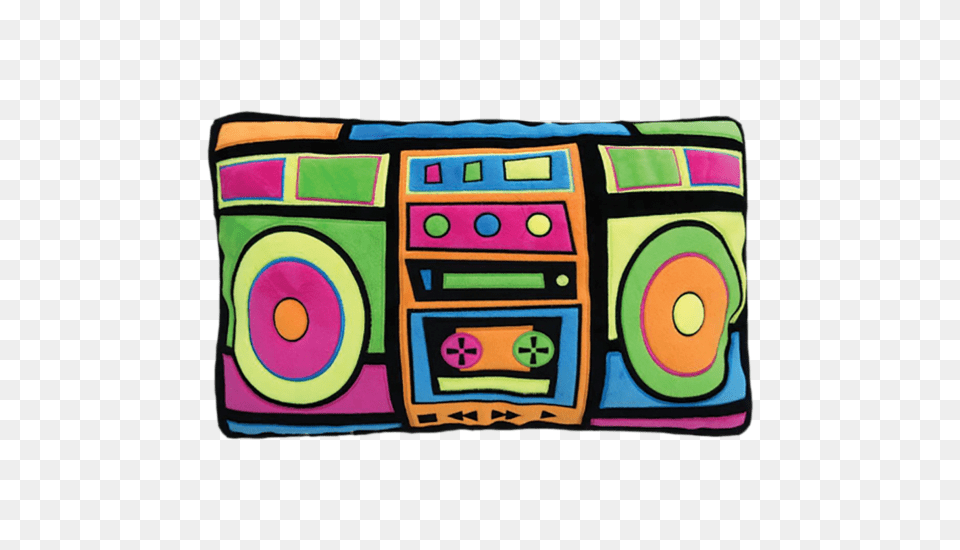 Boombox Fleece Embroidered Microbead Pillow Iscream, Electronics, First Aid Free Png Download