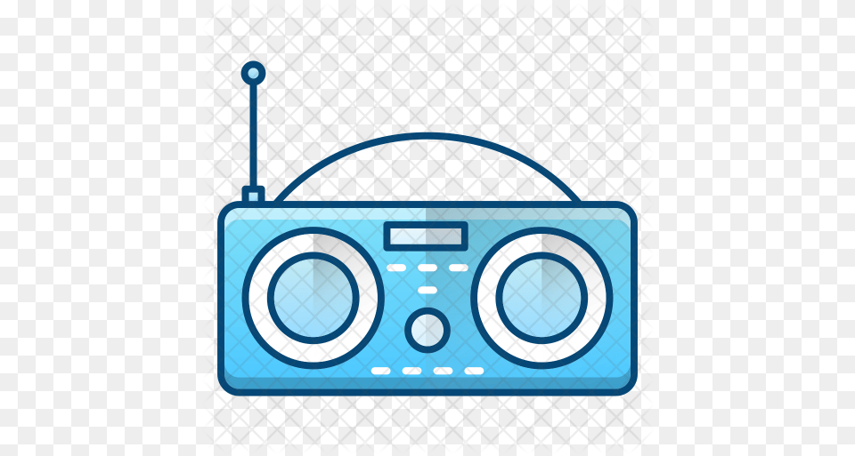 Boombox Icon Clip Art, Electronics, Radio, Mace Club, Weapon Free Transparent Png