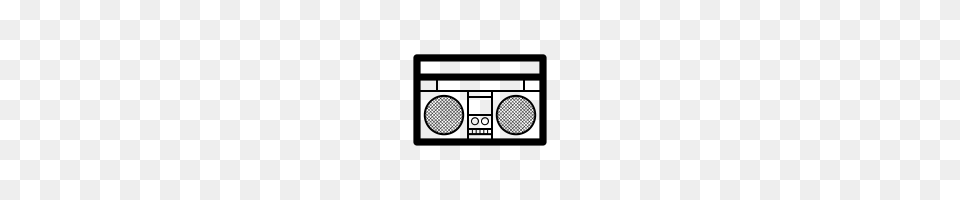 Boombox Icons Noun Project, Gray Png