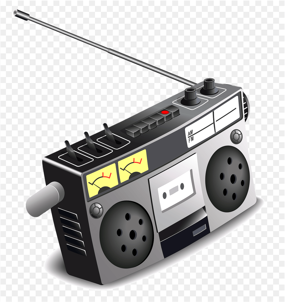 Boombox Music Clipart, Electronics, Tape Player, Cassette Player, Gas Pump Free Png