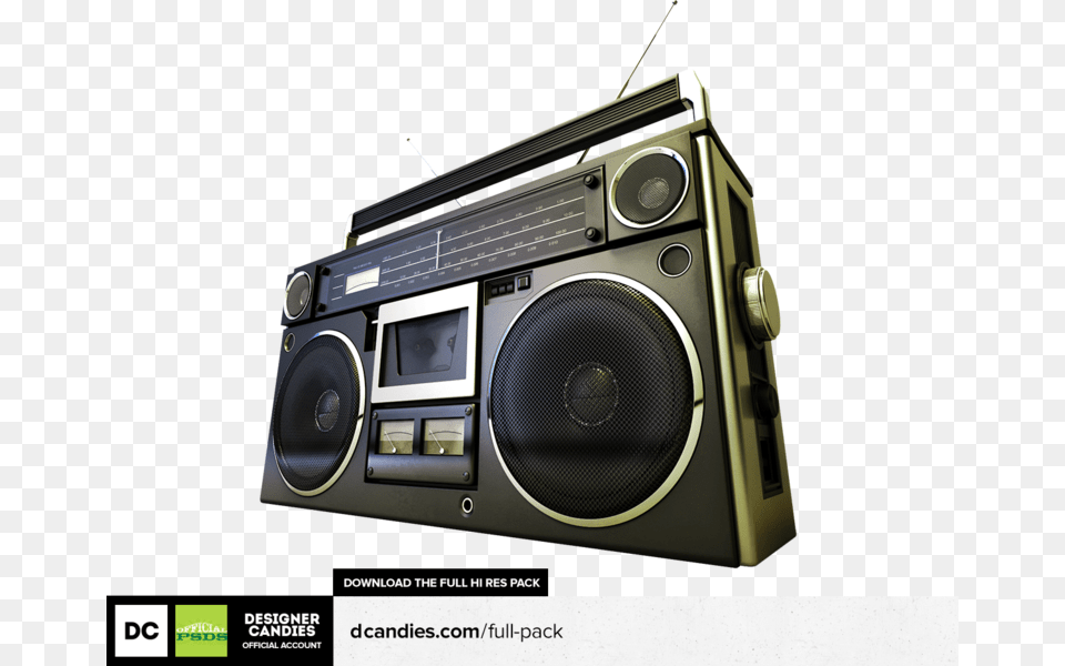 Boombox Psd, Electronics, Speaker, Radio Free Png