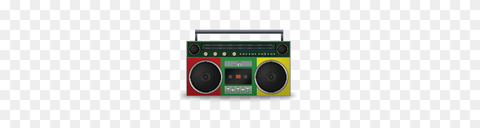 Boombox Reggae Icon, Electronics, Cassette Player, Speaker, Tape Player Free Transparent Png