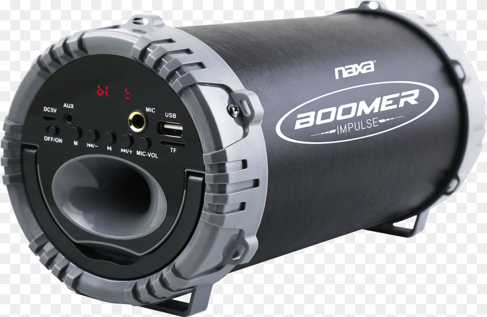 Boomer Impulse Led Bluetooth Boombox Cylinder, Machine, Wheel, Motor Free Png