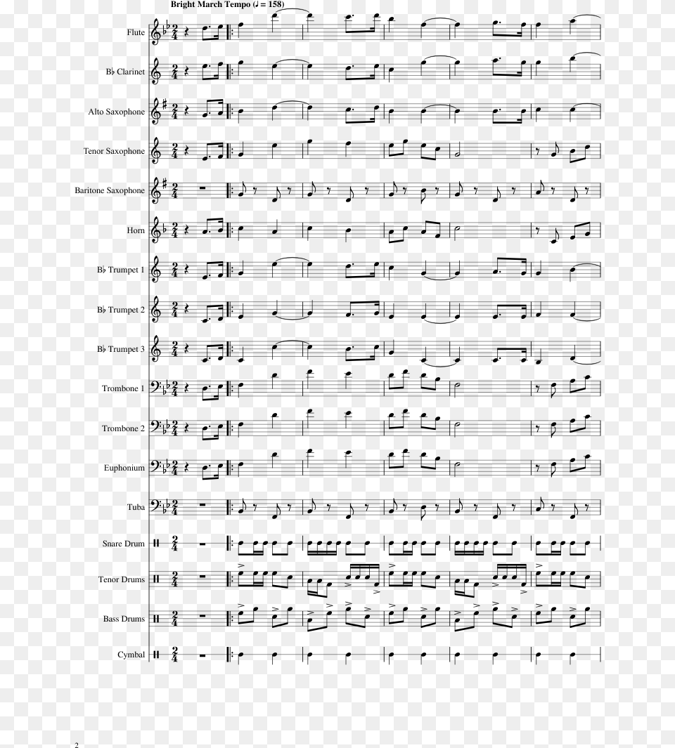 Boomer Sooner Sheet Music Composed By The Pride Of Ou Fight Song Sheet Music, Gray Free Transparent Png