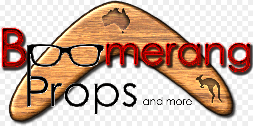 Boomerang Props Graphic Design, Logo, Accessories, Glasses, Guitar Png Image