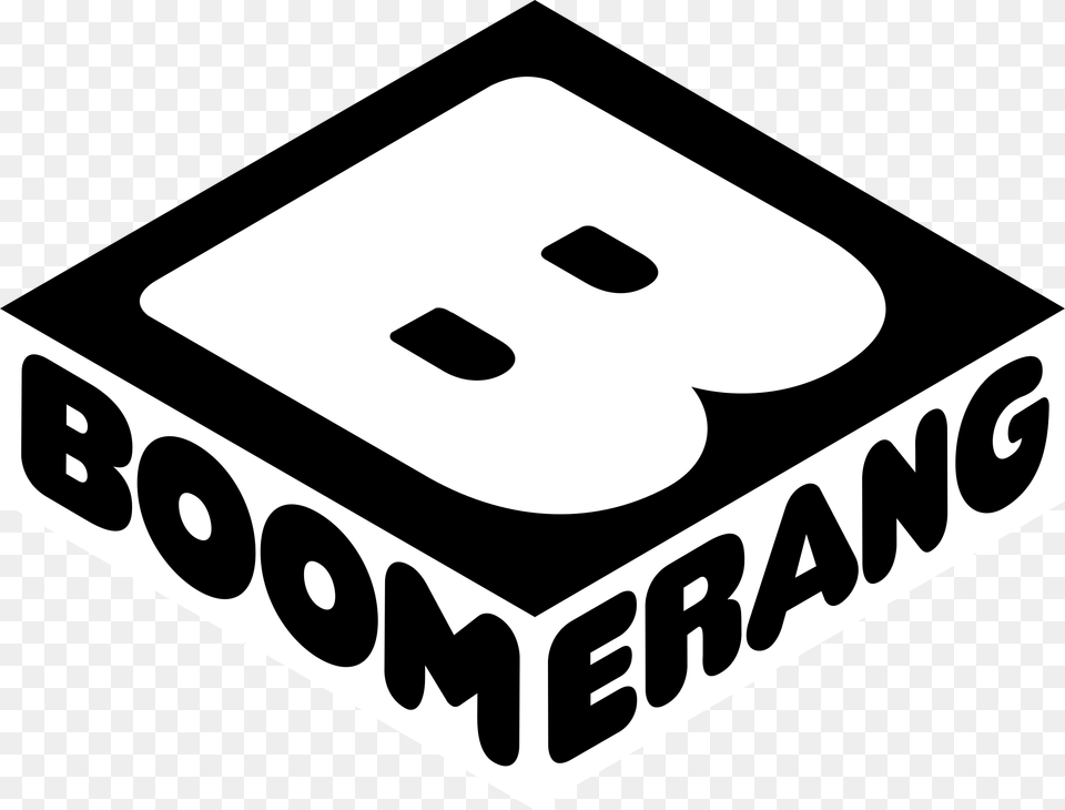 Boomerang Tv, Logo, Stencil Free Png