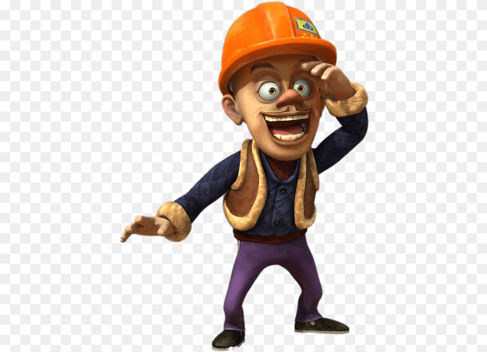 Boonie Bears Logger Vick With Safety Helmet Boonie Bears Logger Vick, Baby, Person, Clothing, Hardhat Free Png Download