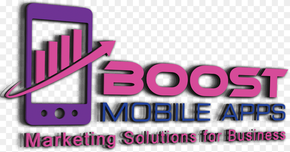 Boost Mobile Logo Graphic Design, Purple, Advertisement, Poster Free Png Download