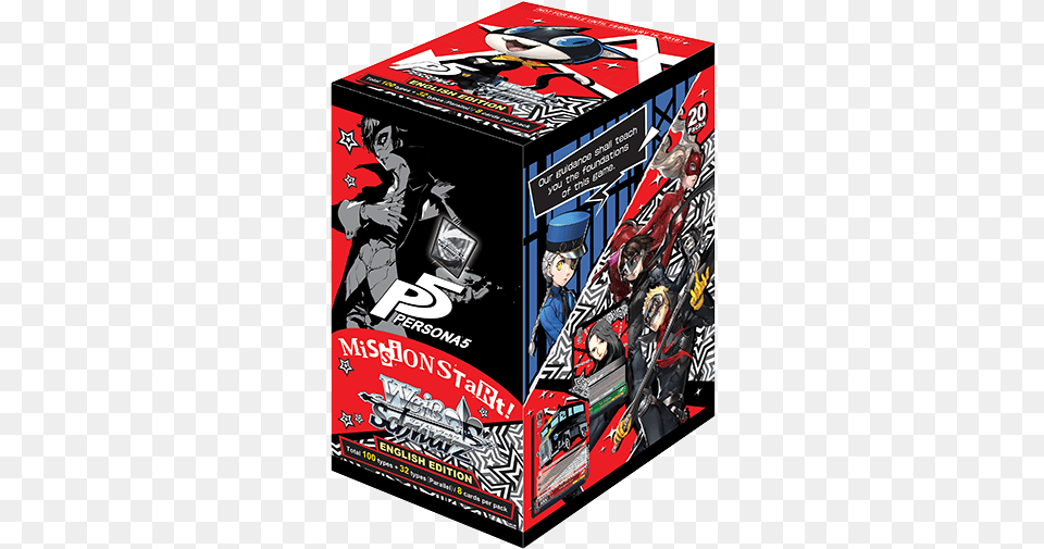 Booster Pack Persona 5 Wei Schwarz Persona 5 Booster Box, Person, Book, Publication, Baby Free Png