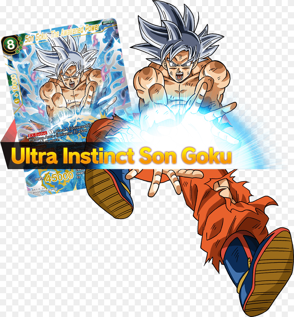 Booster Packthe Tournament Of Power Dragon Ball Super Card Game Ultra Instinct, Book, Comics, Publication, Face Free Png