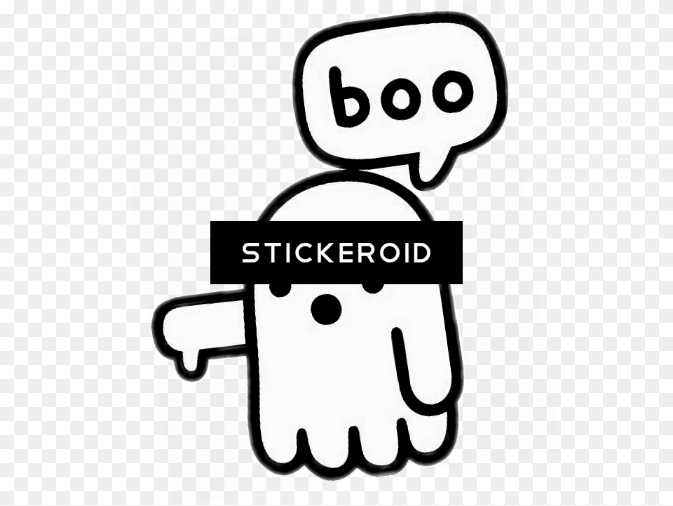 Boosticker Ghost Of Disapproval, Sticker, Stencil, Body Part, Hand Free Png Download