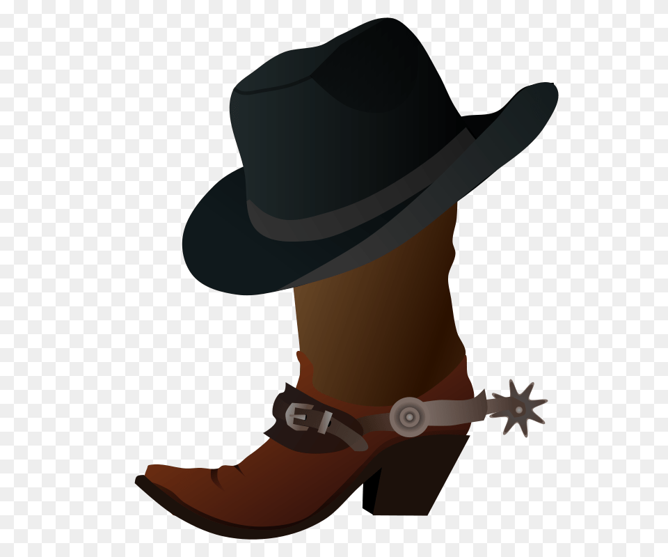 Boot Hat, Clothing, Cowboy Hat Free Png Download